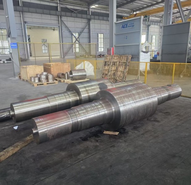 Open die forged large cylinders forgings china factory