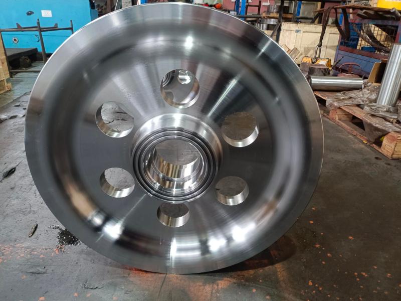 AISI4130 Open Die Forging Crane Wheel Forgings | OEM Manufacturer